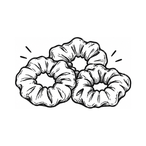 Kitsch Satin Scrunchies, 5pc
